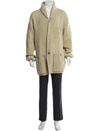 Robert Comstock Wool V-Neck Cardigan