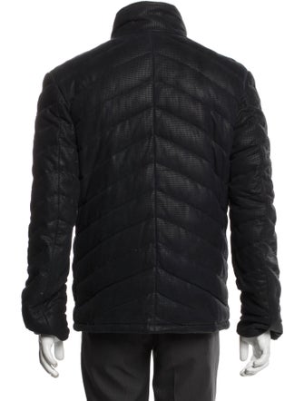 Robert Comstock Leather Puffer Coat