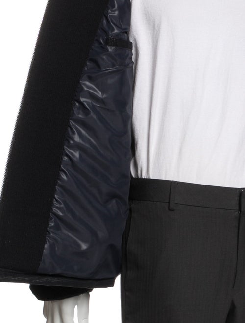 Robert Comstock Leather Puffer Coat