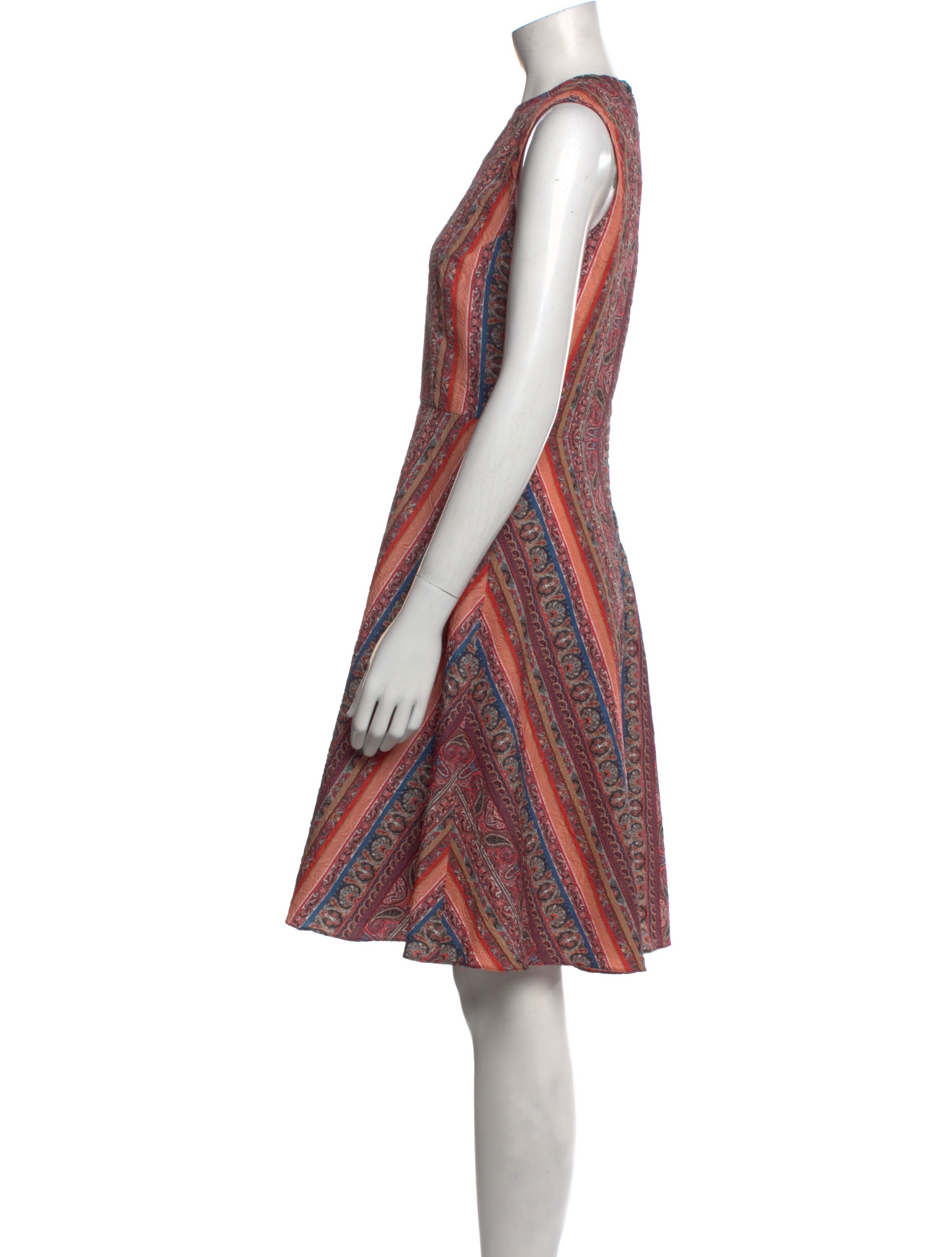 Rodarte Paisley Print Knee-Length Dress