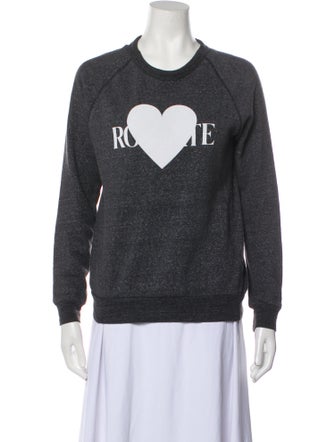 Rodarte Graphic Print Crew Neck Sweatshirt