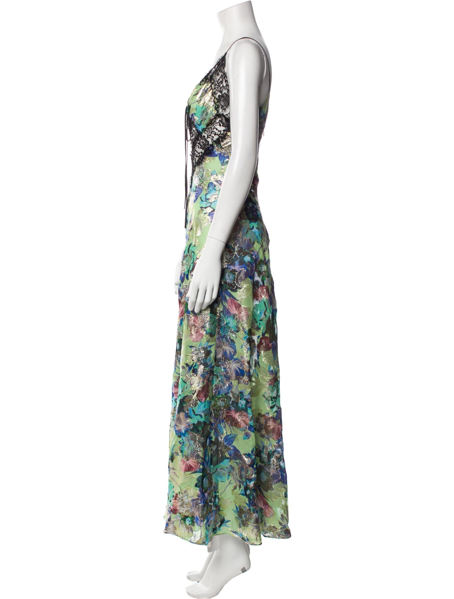 Rodarte Floral Print Long Dress