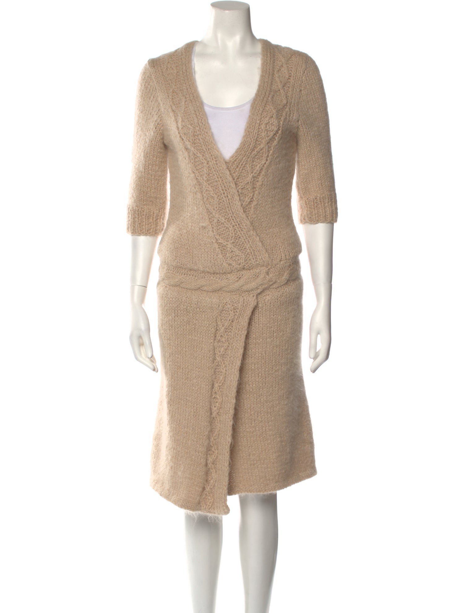 Rodarte Silk Midi Length Dress