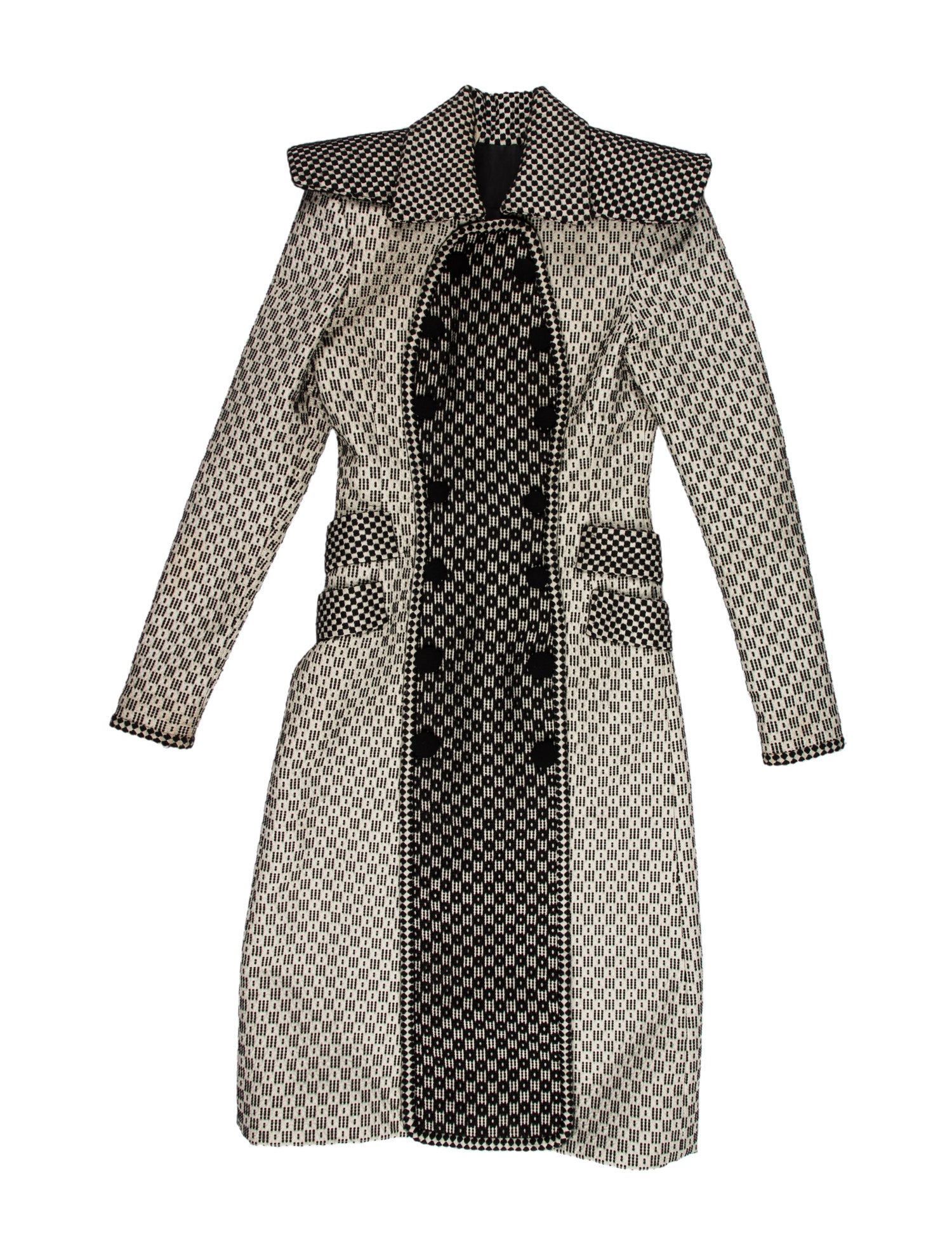 Rodarte Silk Patterned Coat