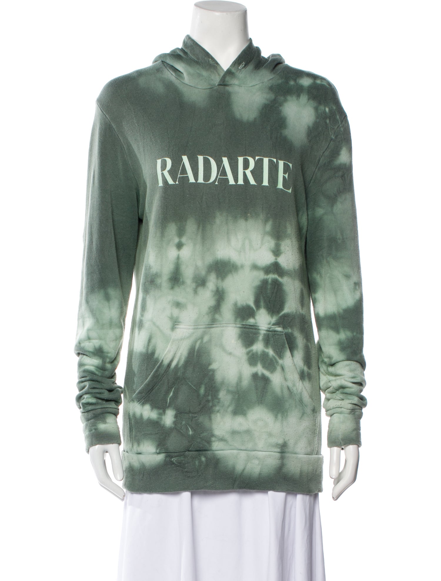 Rodarte Tie-Dye Print Crew Neck Sweatshirt