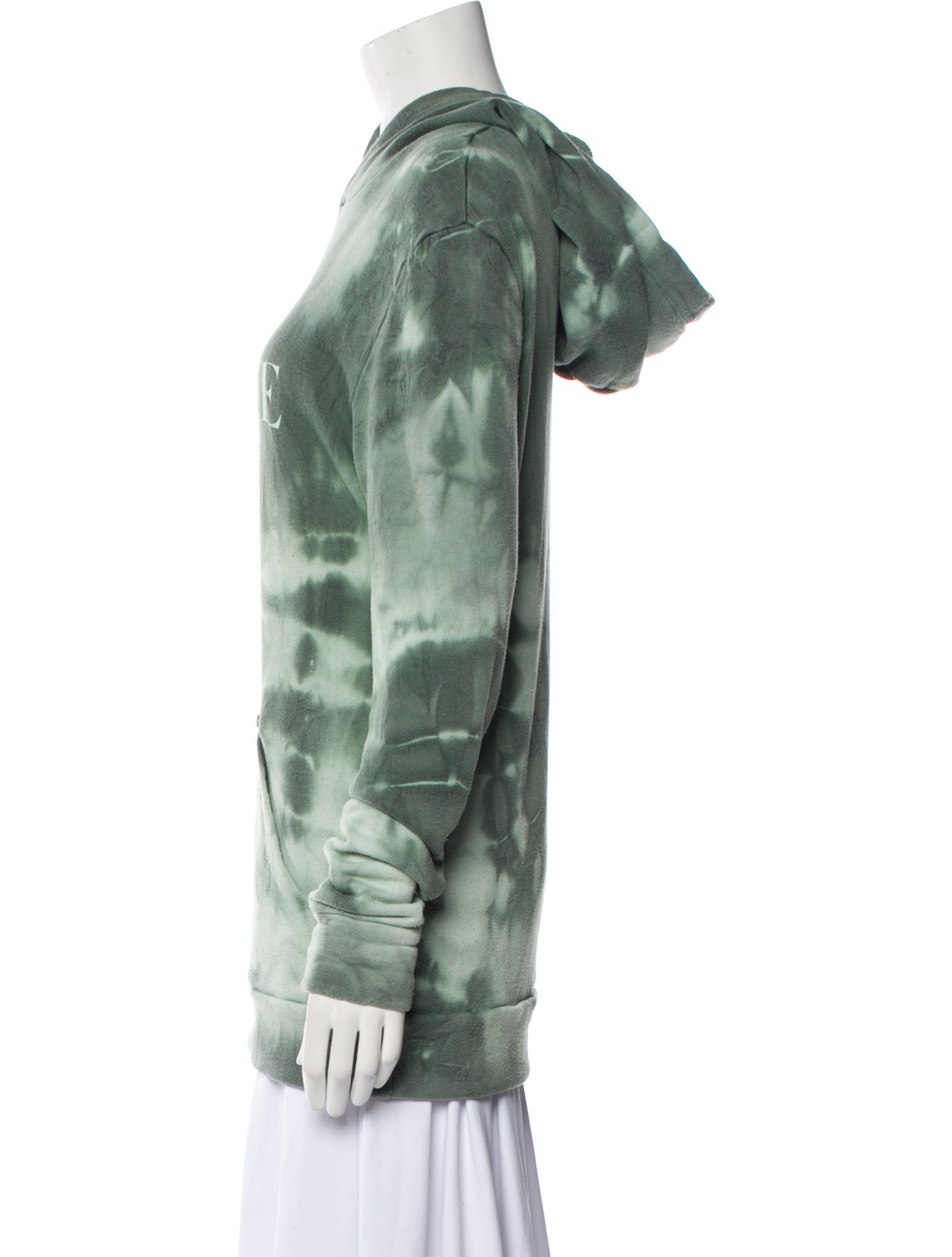 Rodarte Tie-Dye Print Crew Neck Sweatshirt