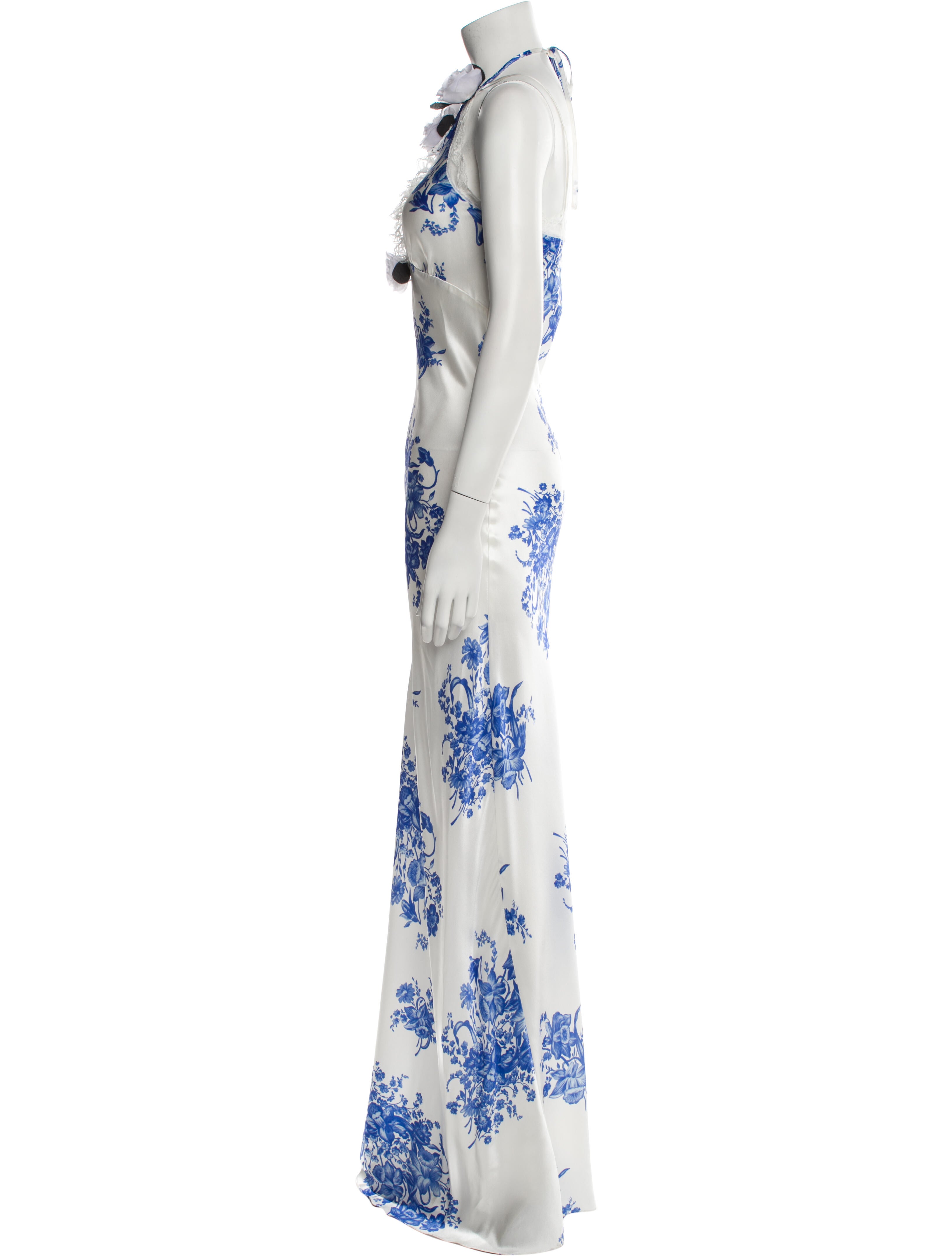 Rodarte Silk Long Dress