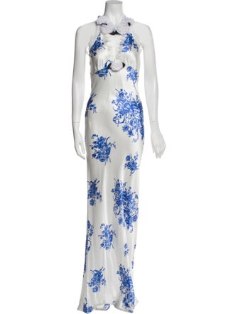 Rodarte Silk Long Dress