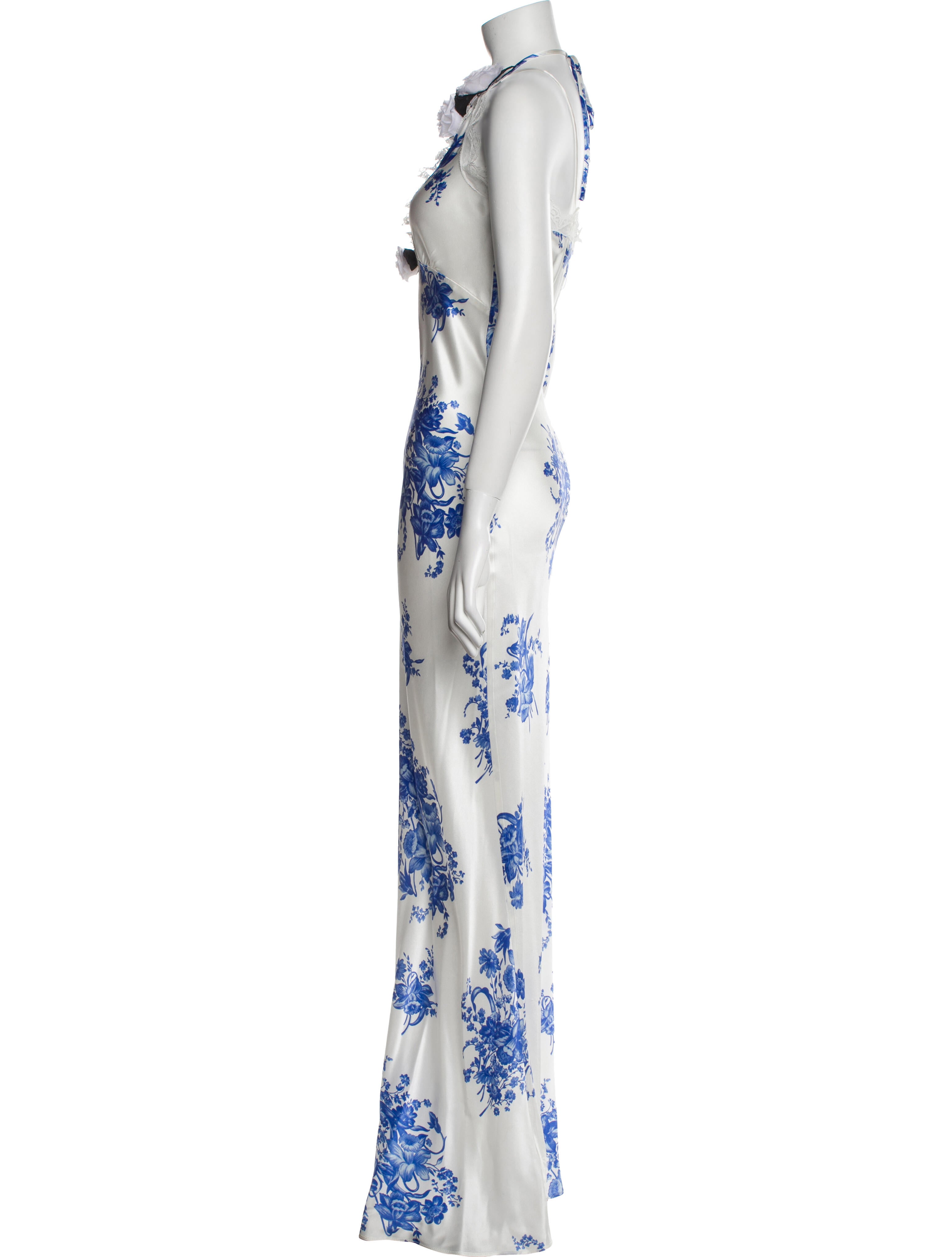 Rodarte Silk Long Dress