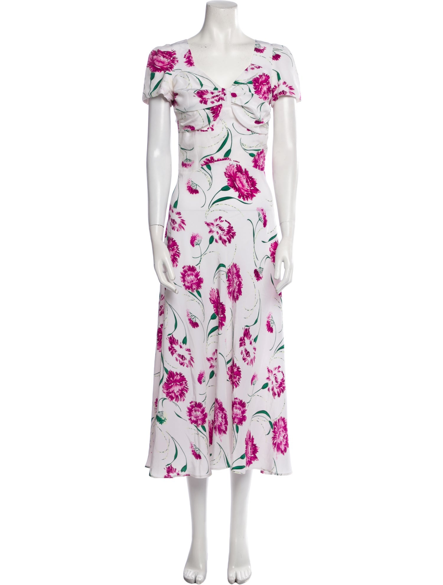 Rodarte Silk Long Dress