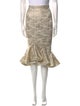 Rodarte Ruffle Embellishment Knee-Length Skirt