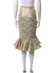 Rodarte Ruffle Embellishment Knee-Length Skirt