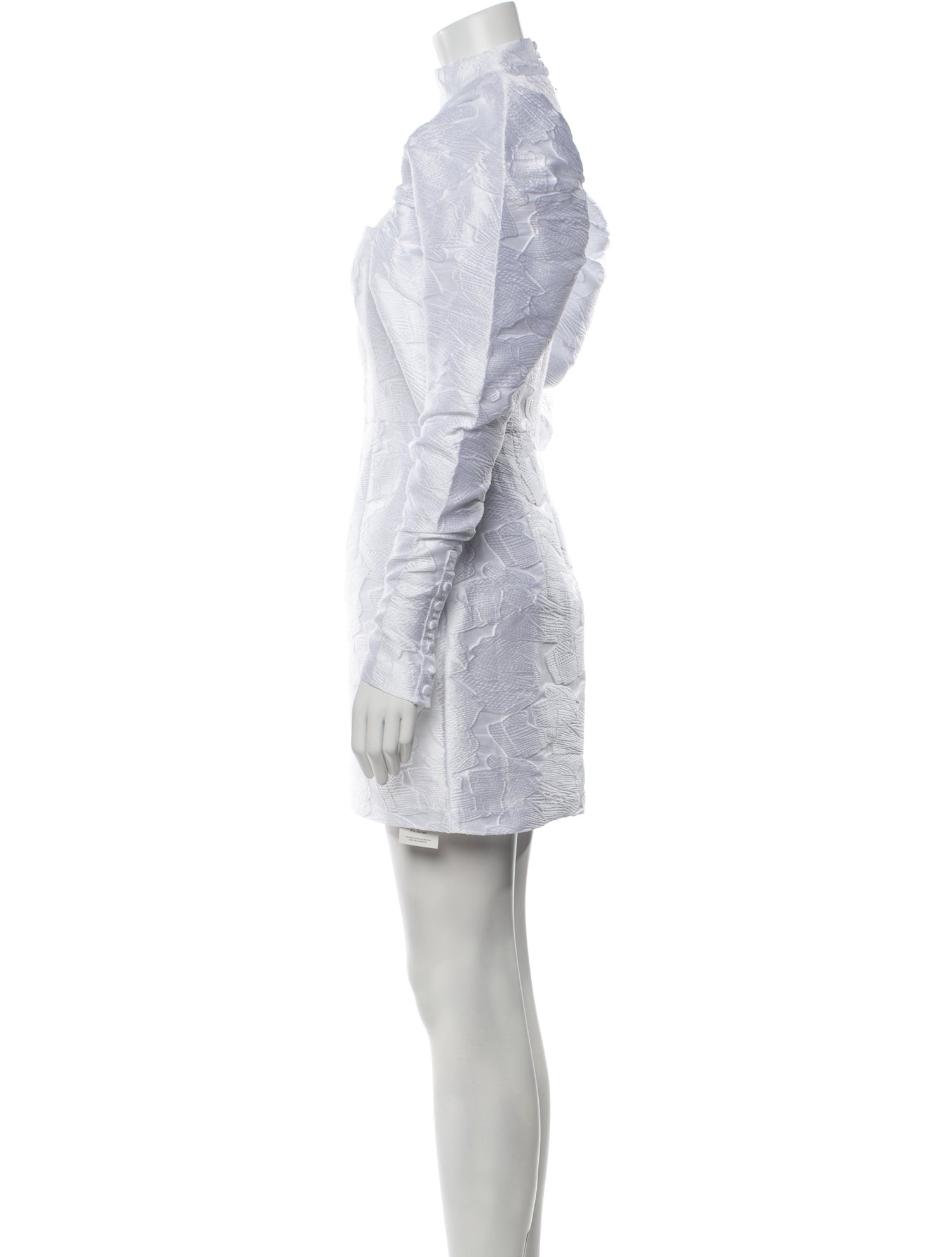 Rodarte Mock Neck Mini Dress