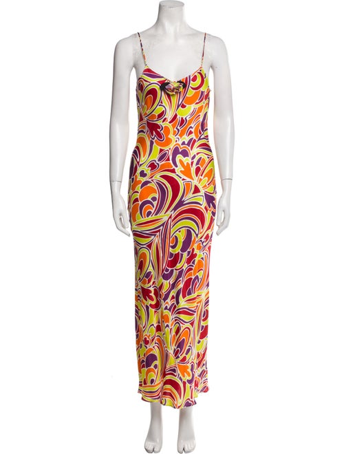 Rodarte Printed Long Dress