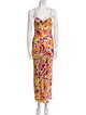 Rodarte Printed Long Dress