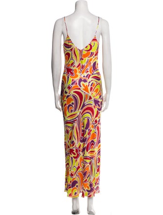 Rodarte Printed Long Dress