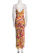 Rodarte Printed Long Dress