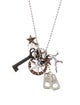 Rodarte Freshwater Pearl Mixed Charm Necklace