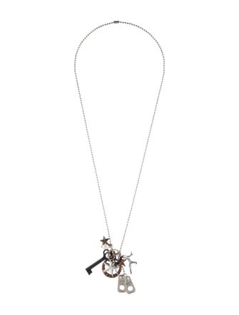 Rodarte Freshwater Pearl Mixed Charm Necklace
