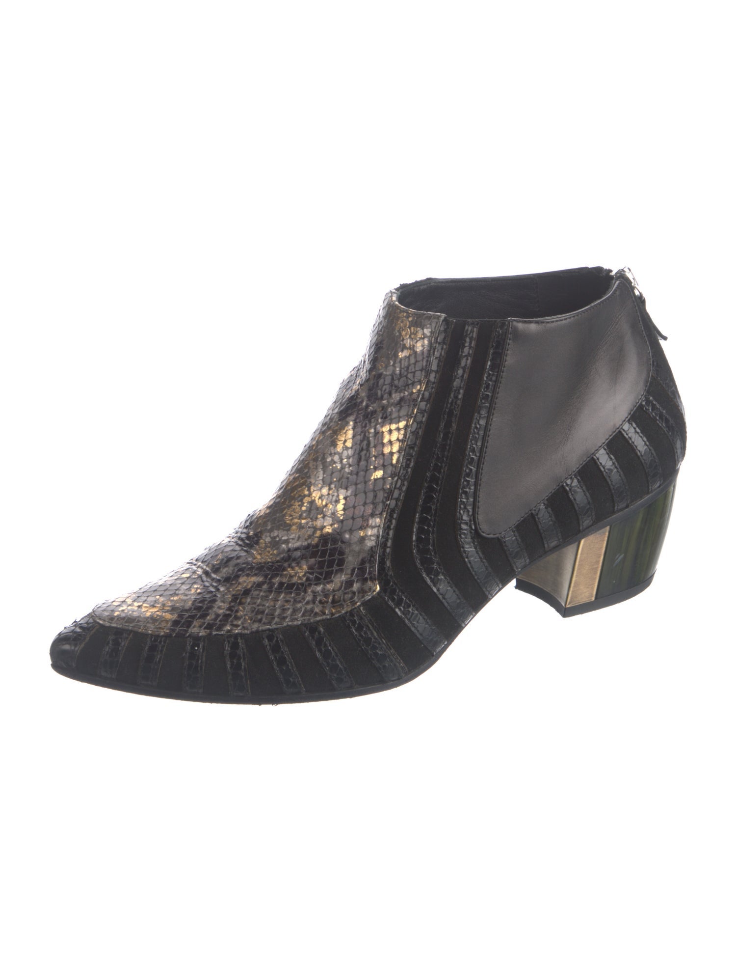 Rodarte Leather Chelsea Boots
