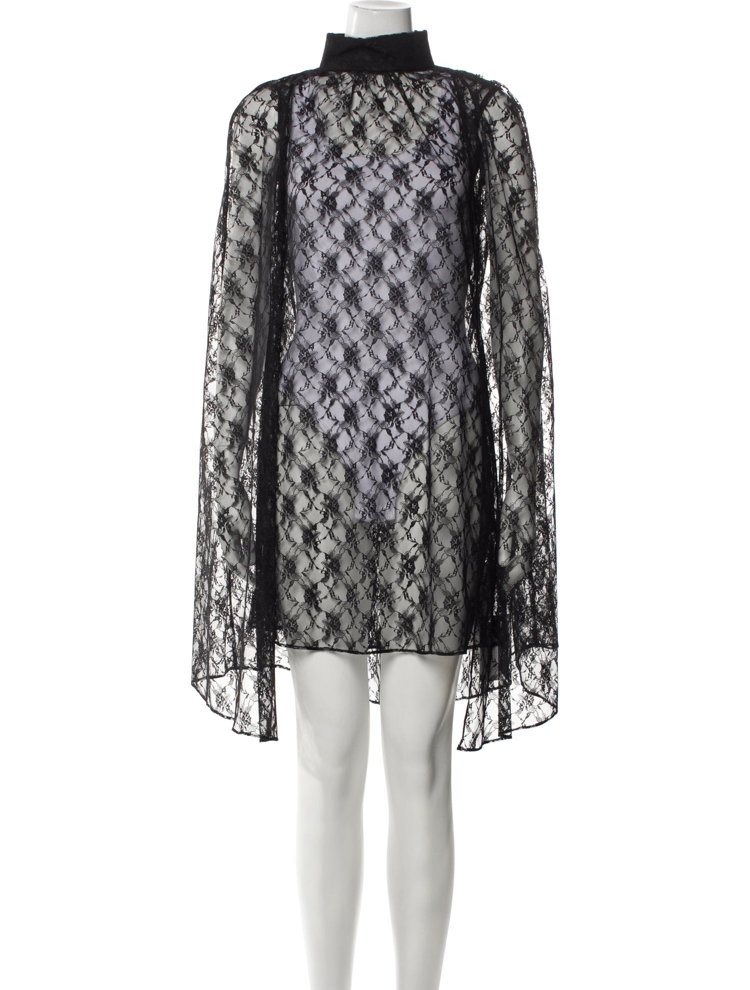 Rodarte Lace Pattern Mini Dress