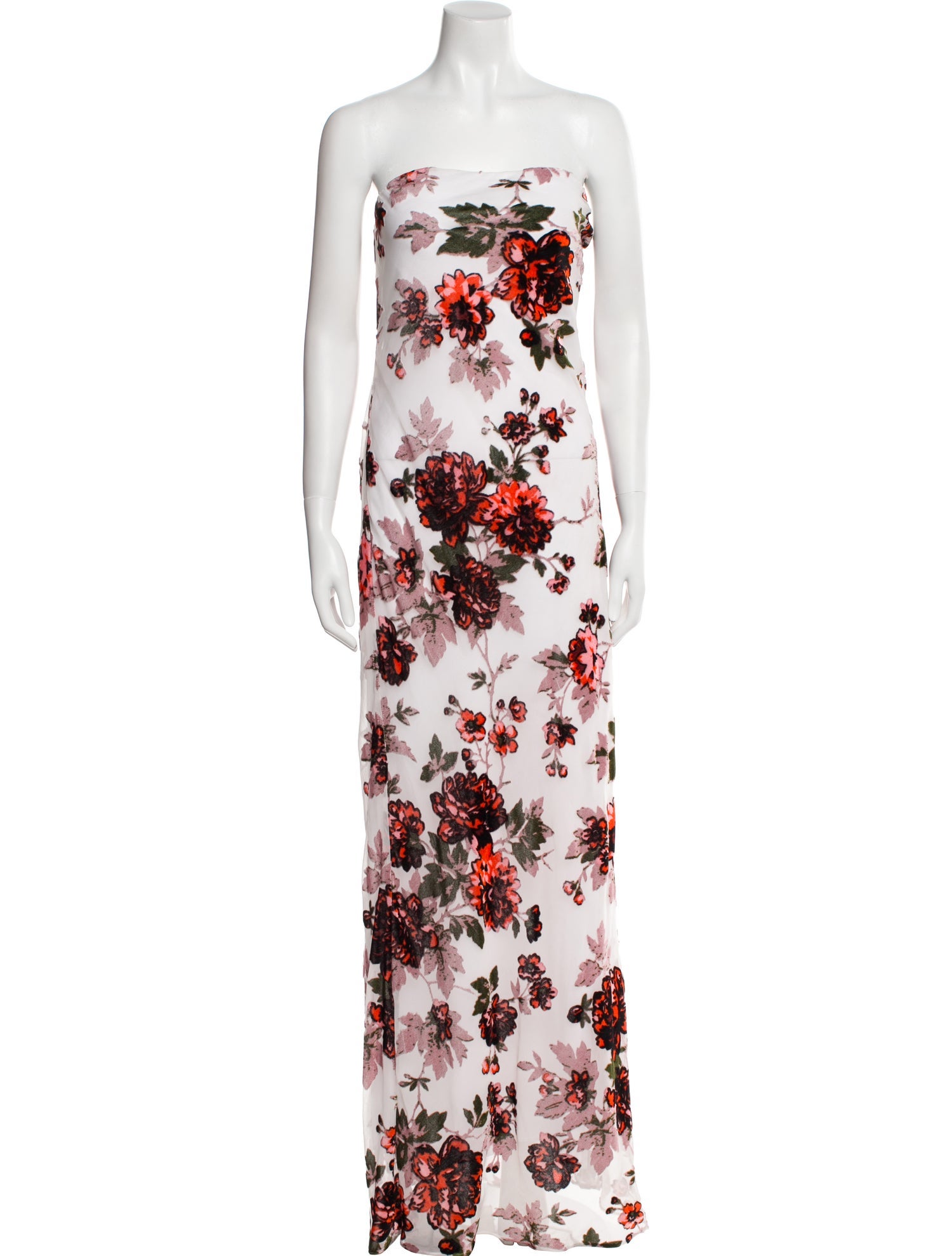 Rodarte Floral Print Long Dress