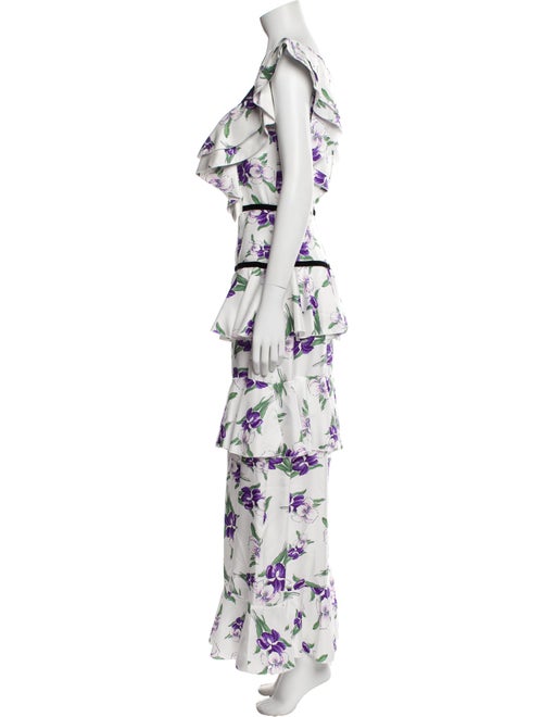 Rodarte Floral Print Long Dress