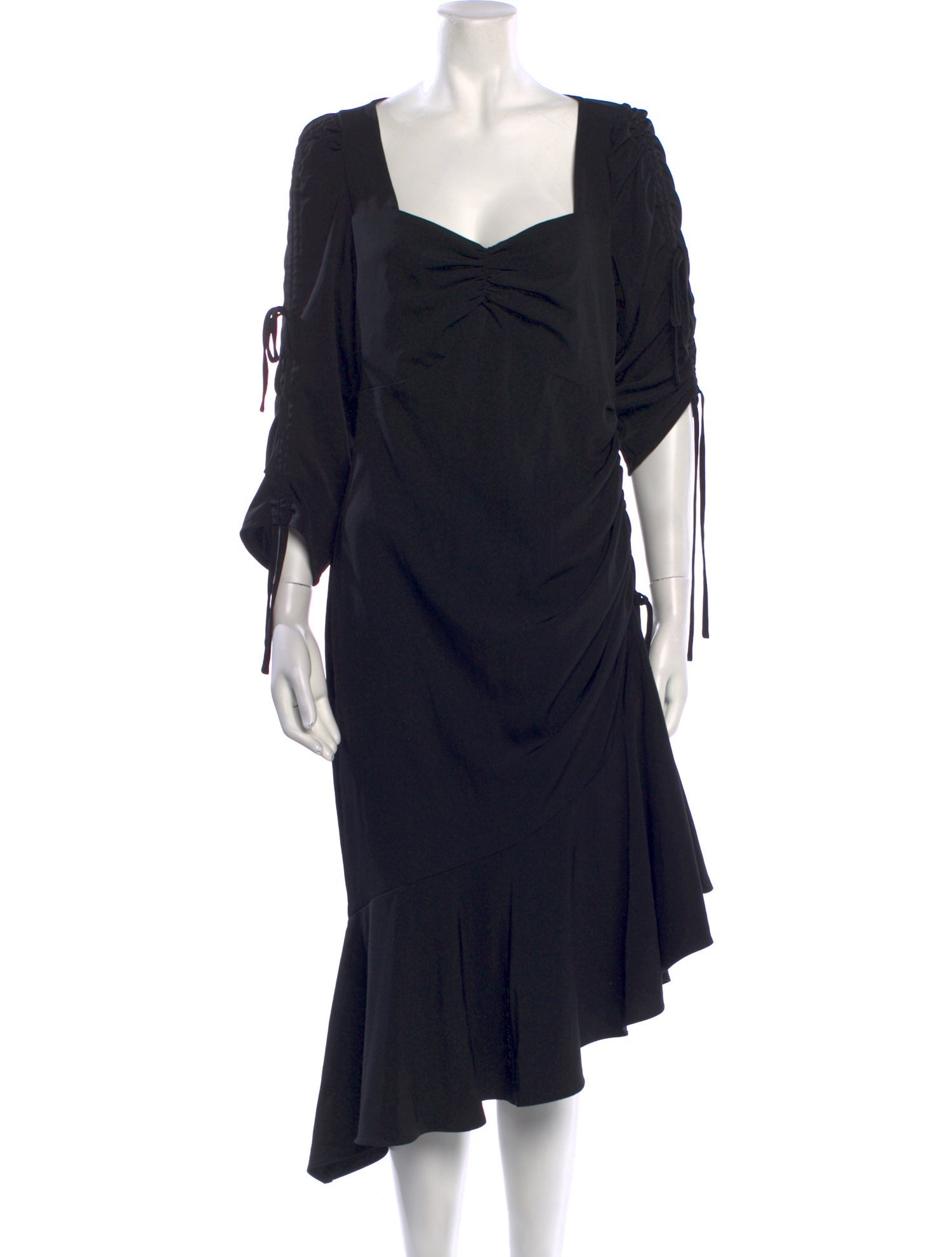 Rodarte Square Neckline Midi Length Dress