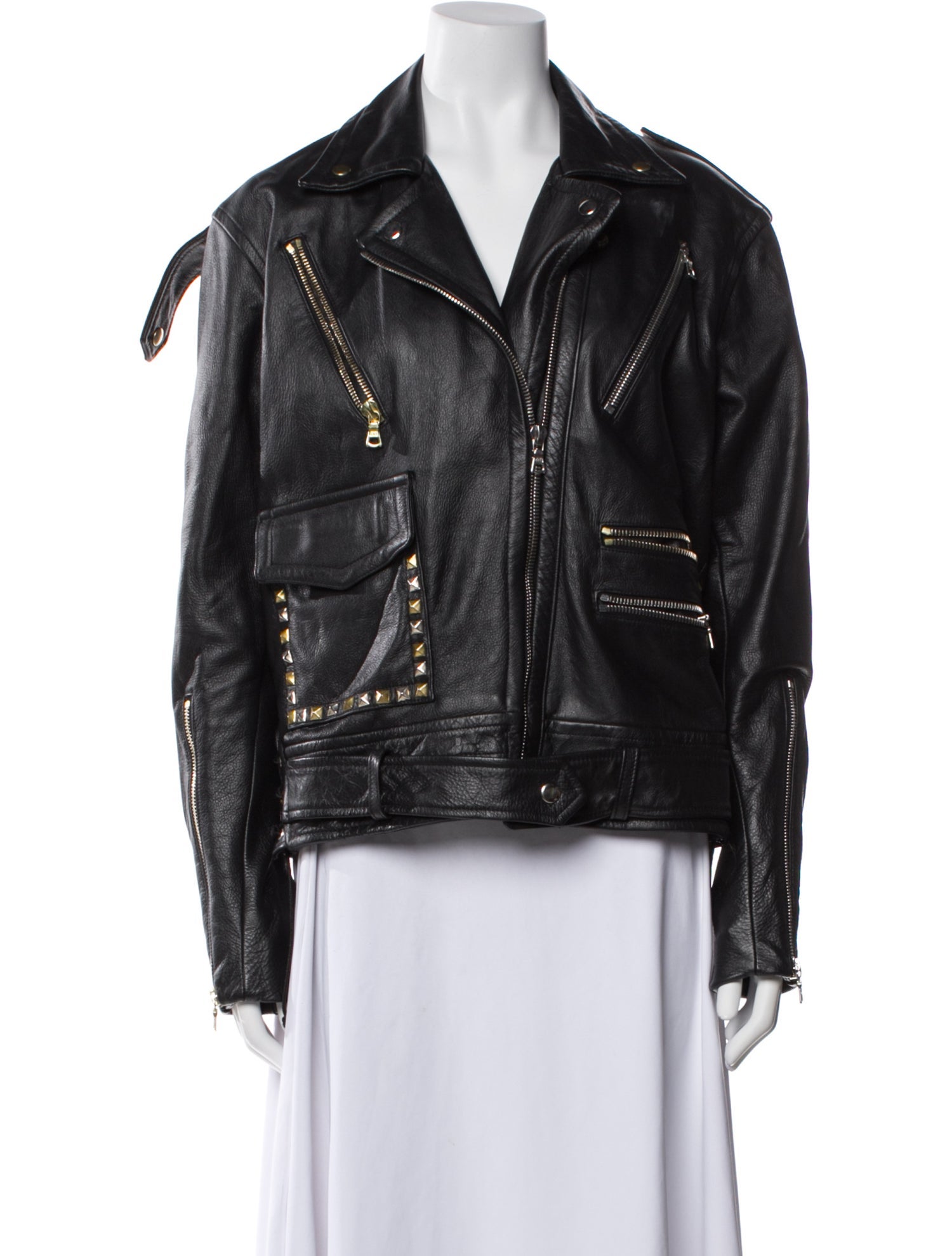 Rodarte Leather Biker Jacket