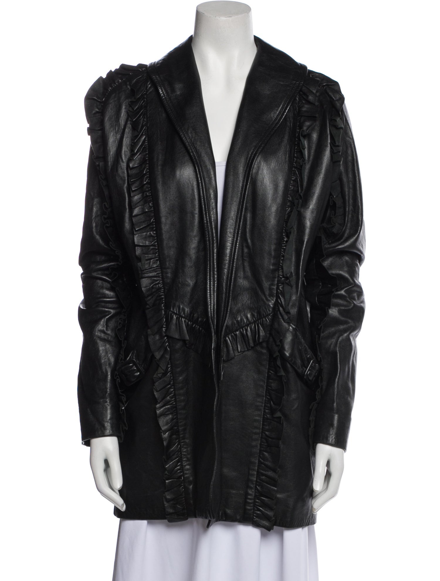 Rodarte 2016 Leather Coat