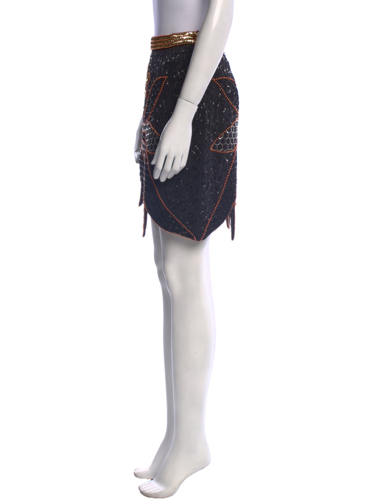 Rodarte Silk Knee-Length Skirt