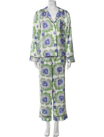 Rodarte Suits and Sets Silk Printed Pant Set XS