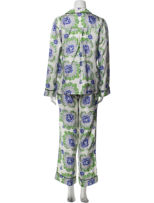Rodarte Silk Printed Pant Set