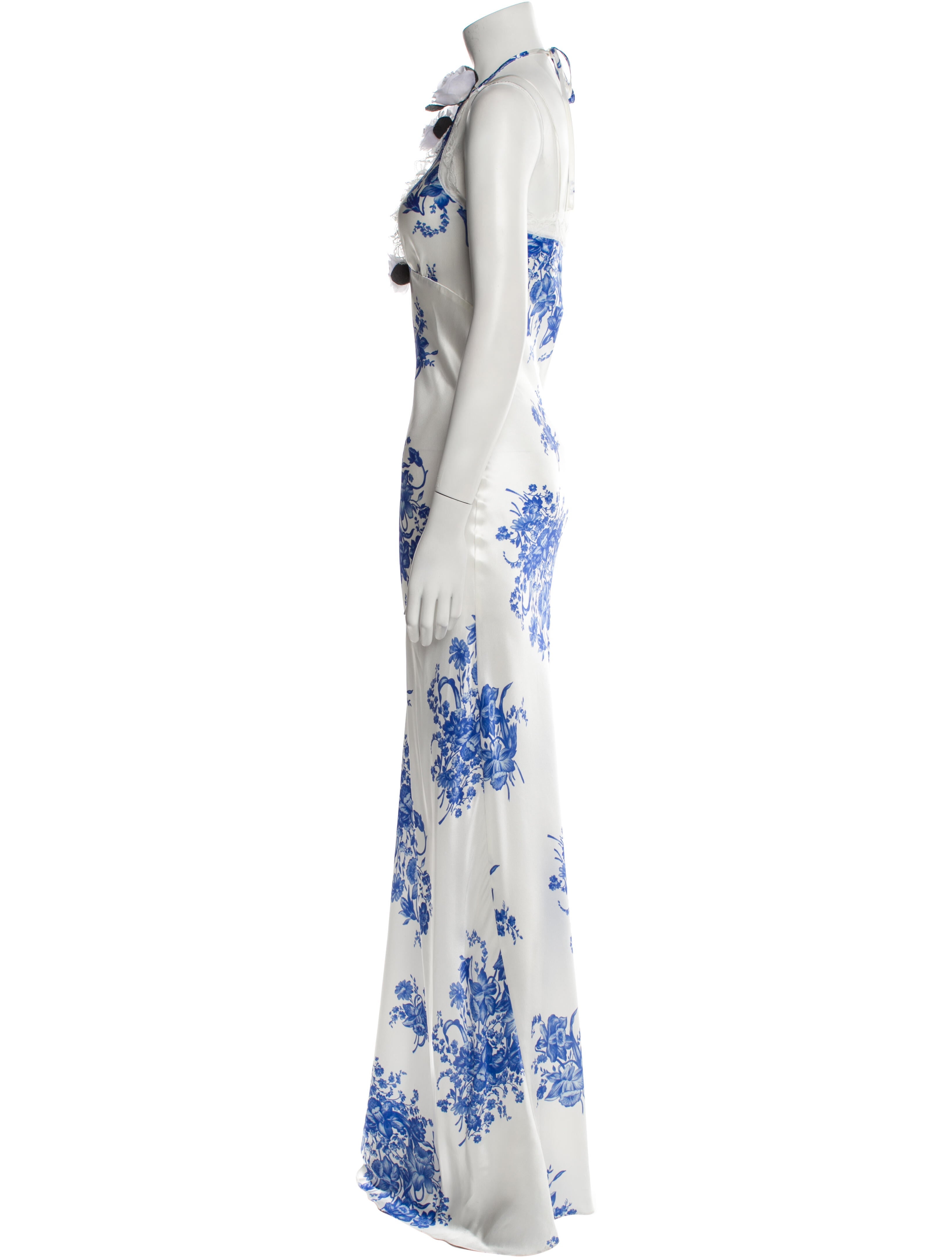 Rodarte Silk Long Dress