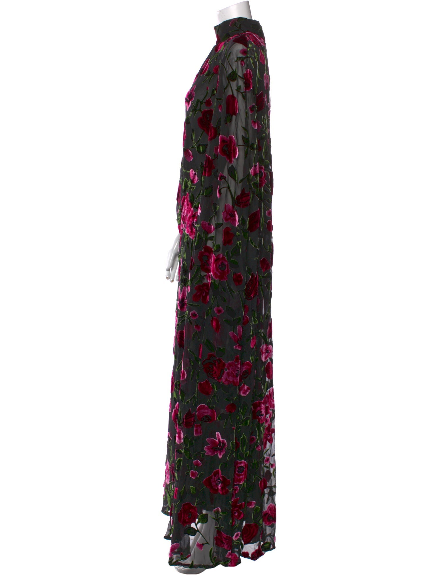 Rodarte Floral Print Long Dress