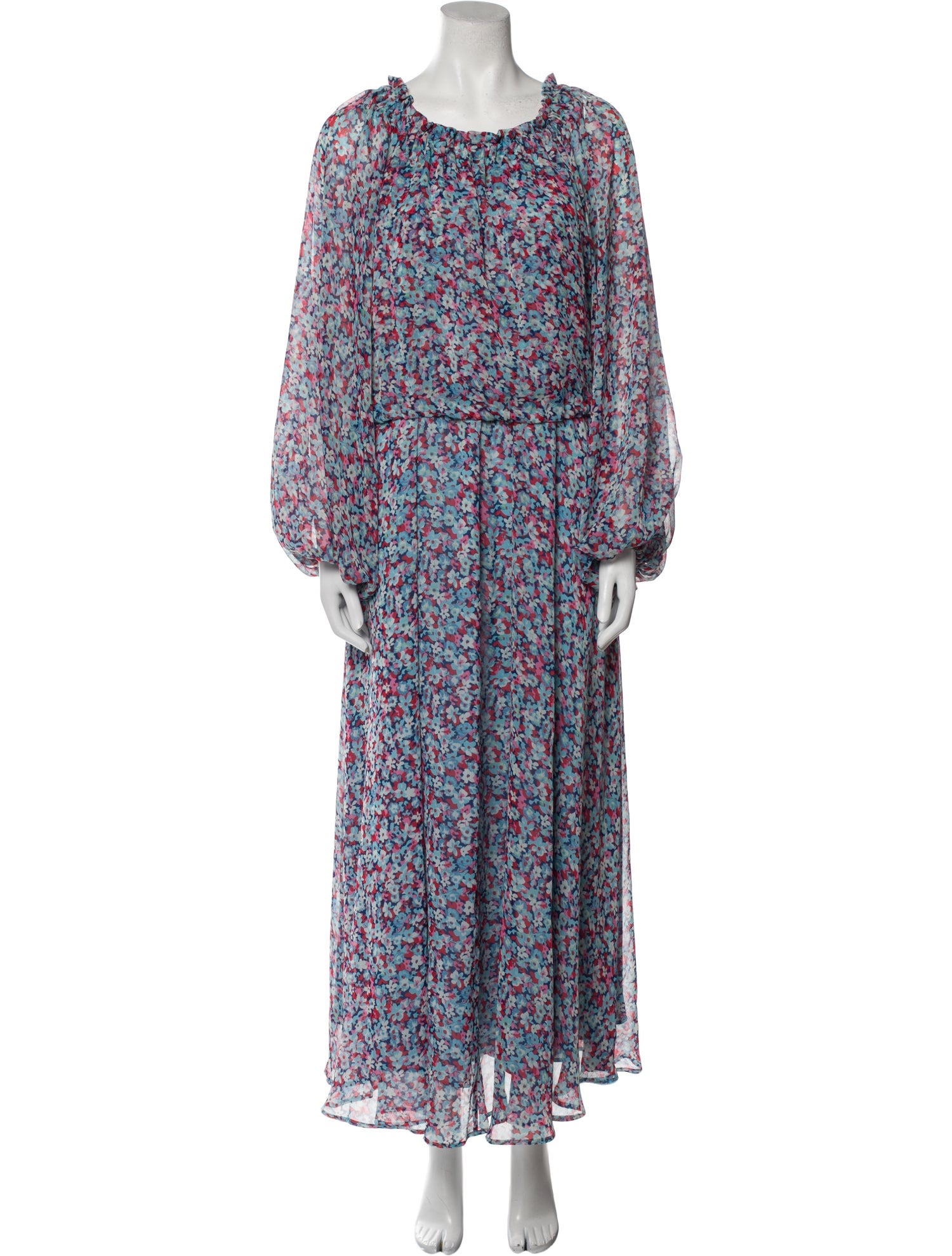 Rodarte Floral Print Long Dress