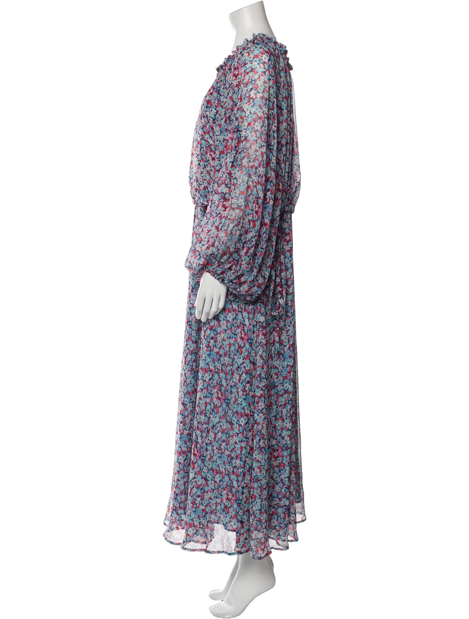 Rodarte Floral Print Long Dress