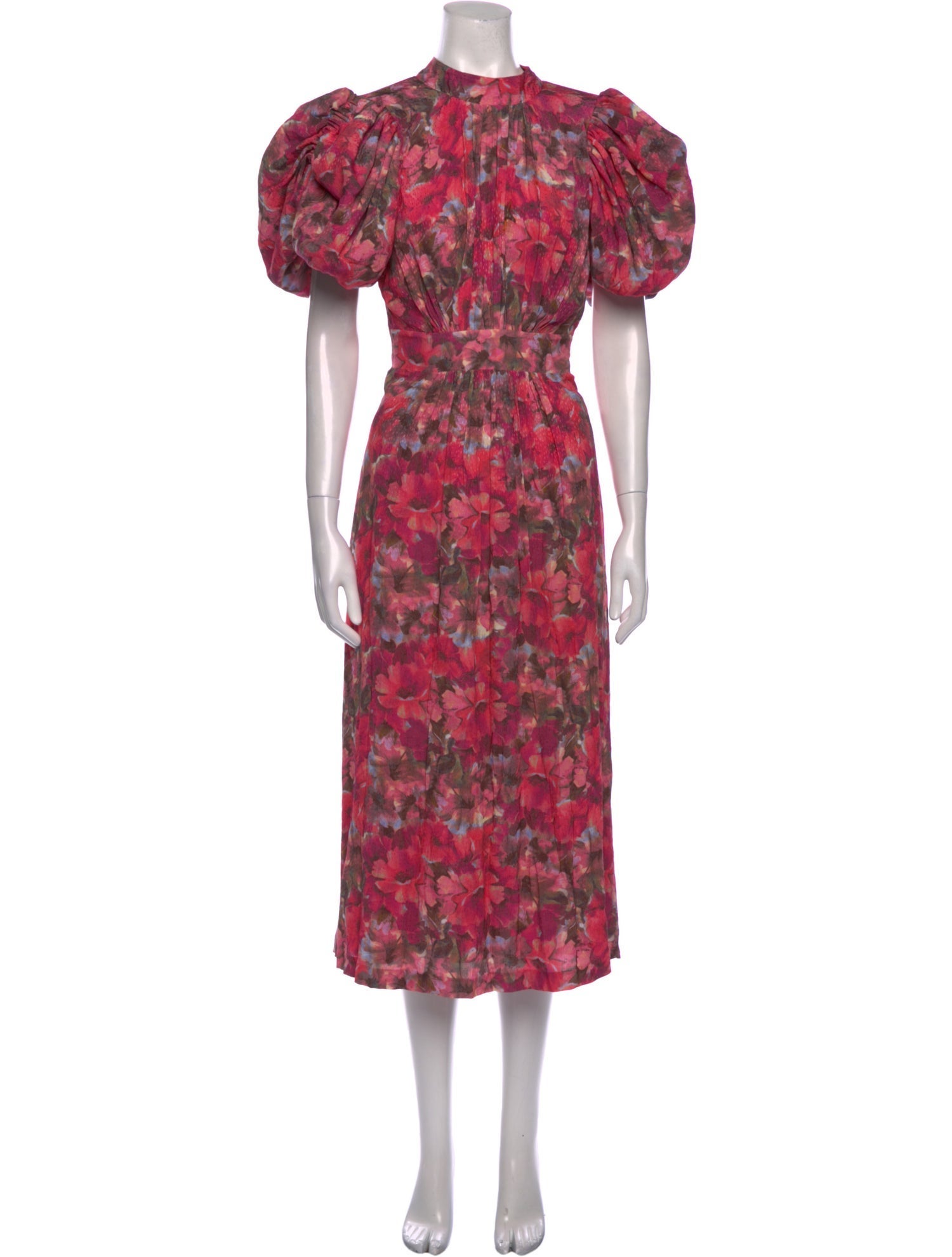 Rodarte Silk Midi Length Dress