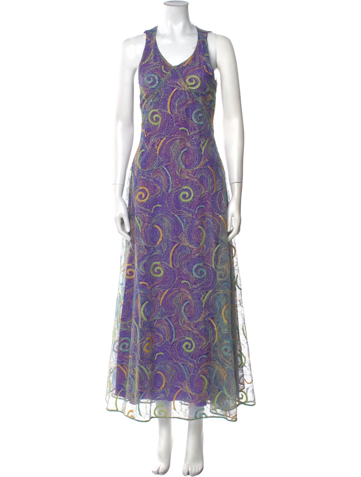 Rodarte Paisley Print Long Dress