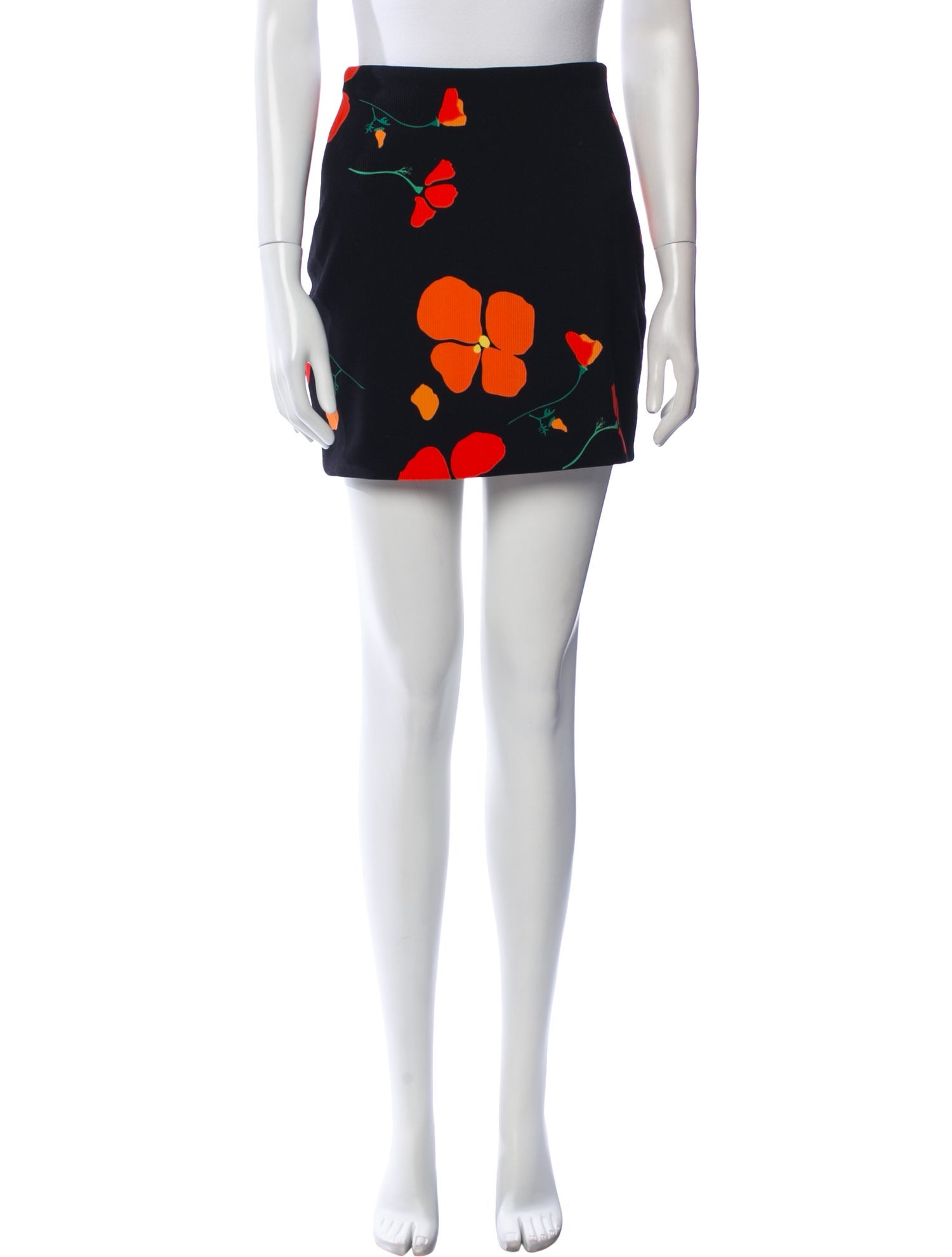 Rodarte Floral Print Mini Skirt