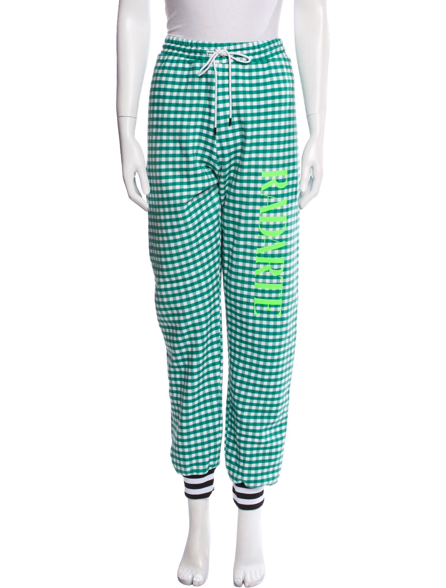 Rodarte Plaid Print Sweatpants