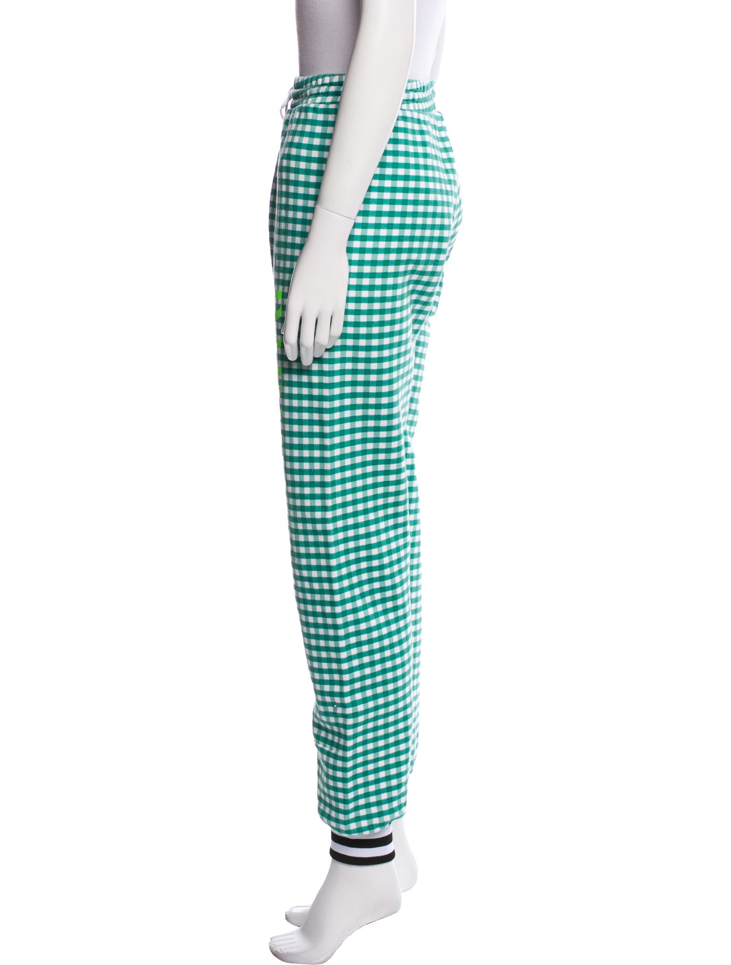 Rodarte Plaid Print Sweatpants