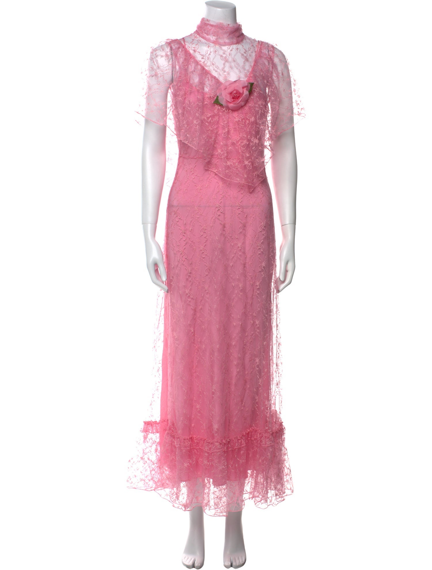 Rodarte Silk Long Dress