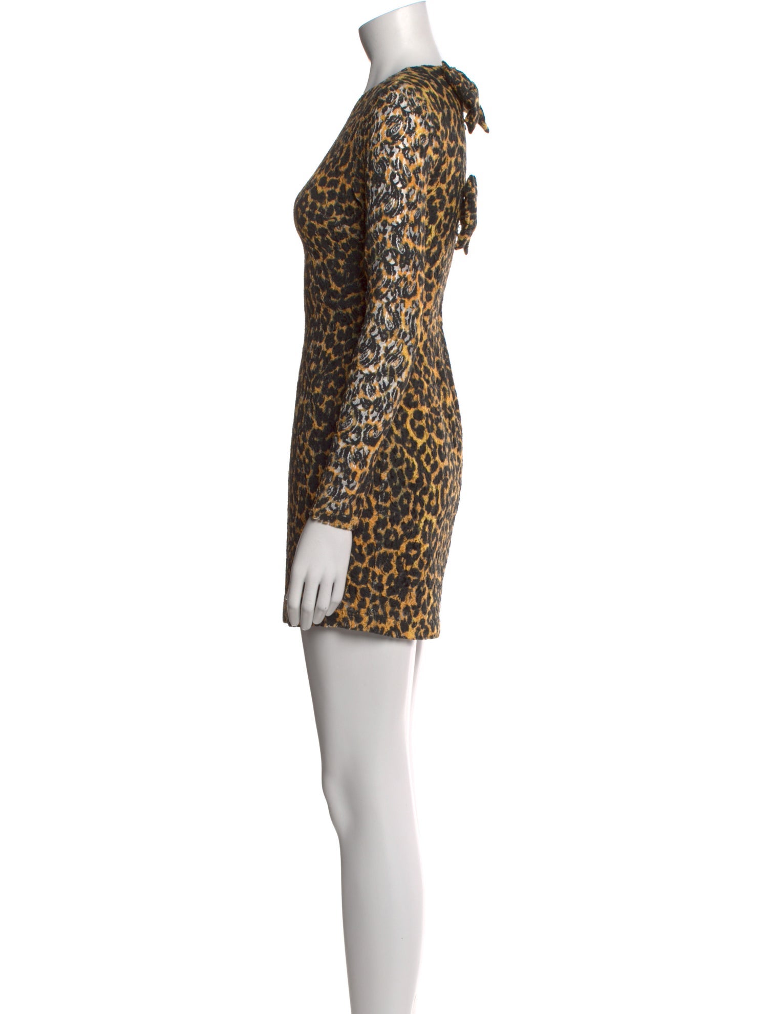 Rodarte Animal Print Mini Dress