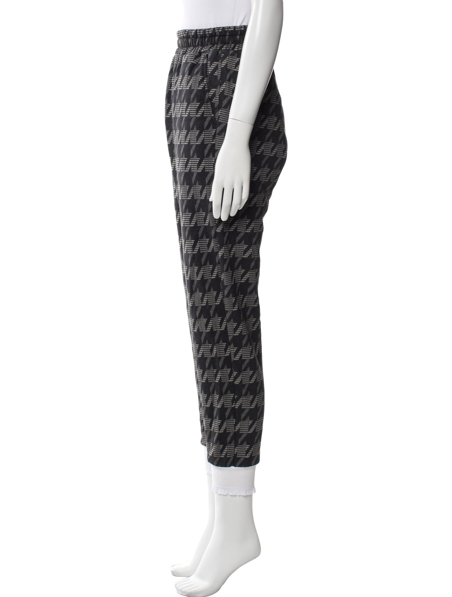 Rodarte Houndstooth Print Sweatpants