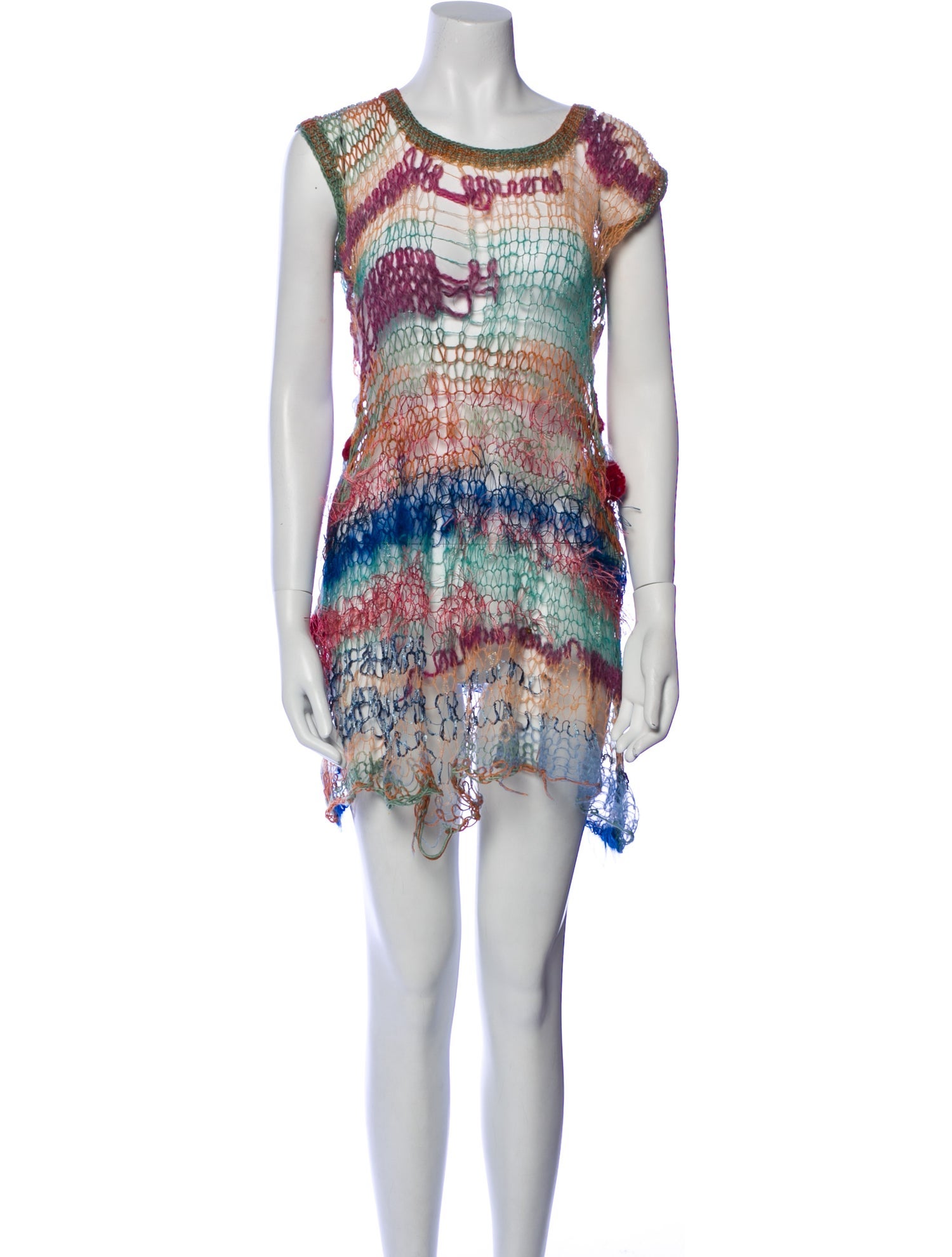 Rodarte Printed Scoop Neck Sweater