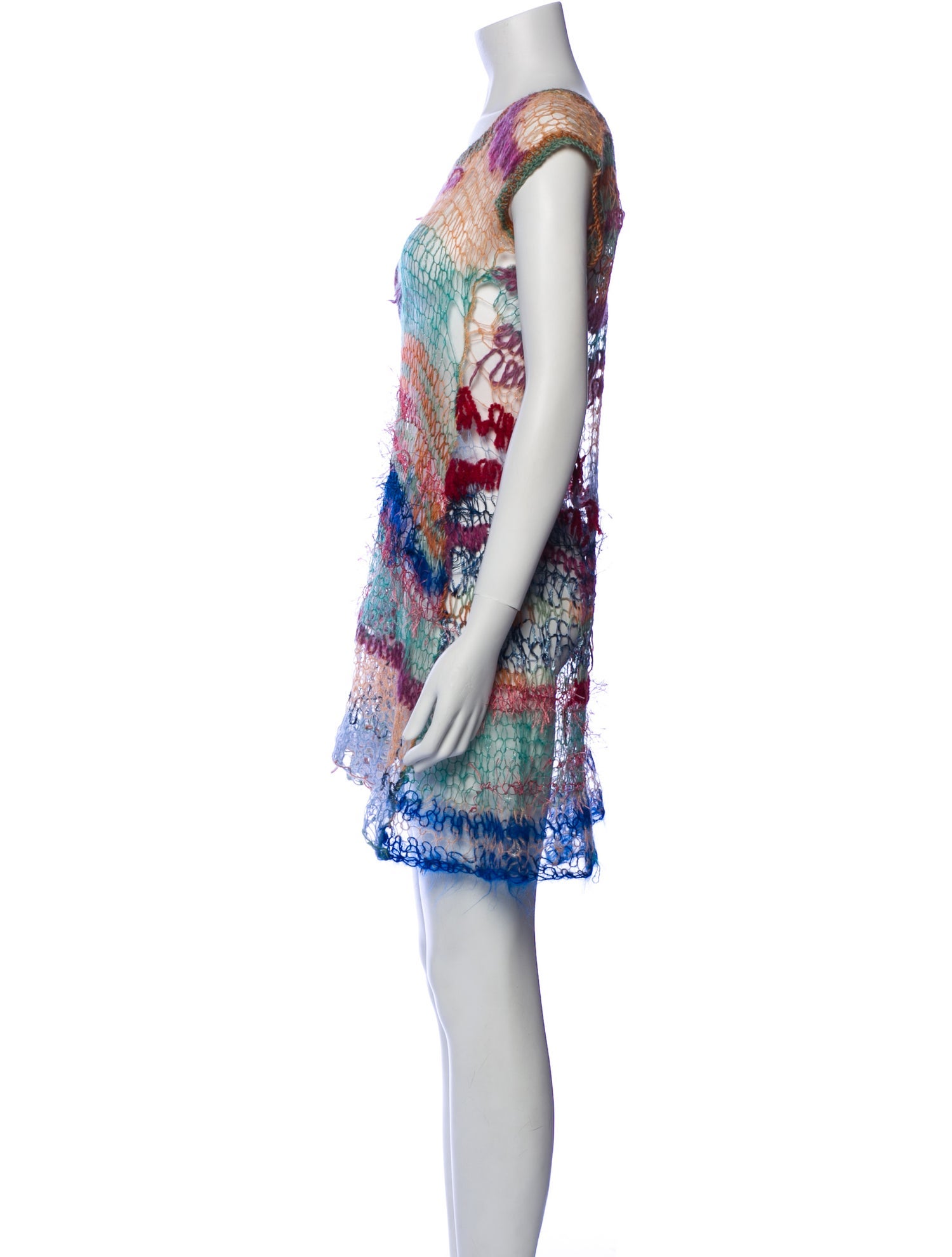 Rodarte Printed Scoop Neck Sweater