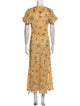 Rodarte Silk Long Dress