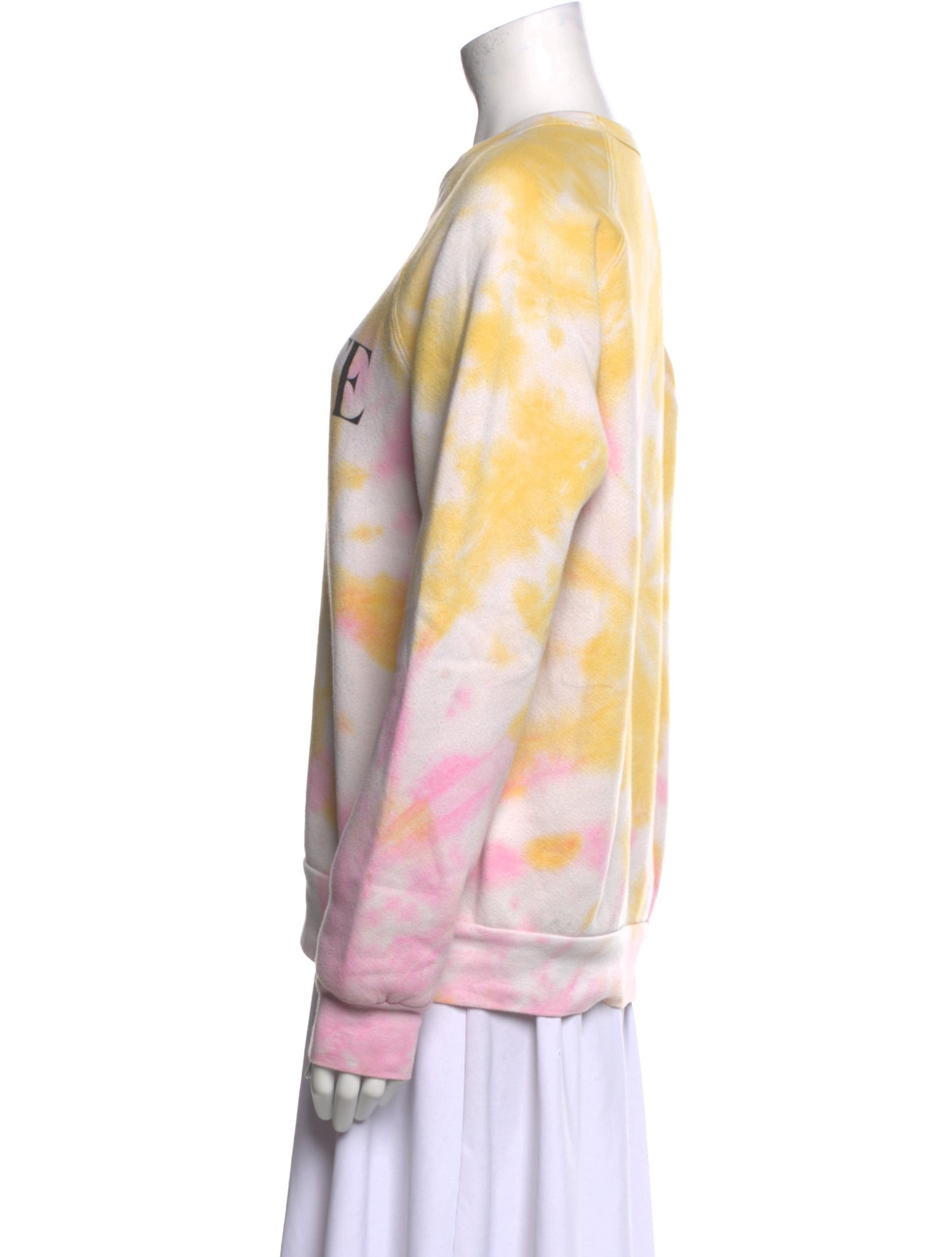 Rodarte Tie-Dye Print Crew Neck Sweatshirt