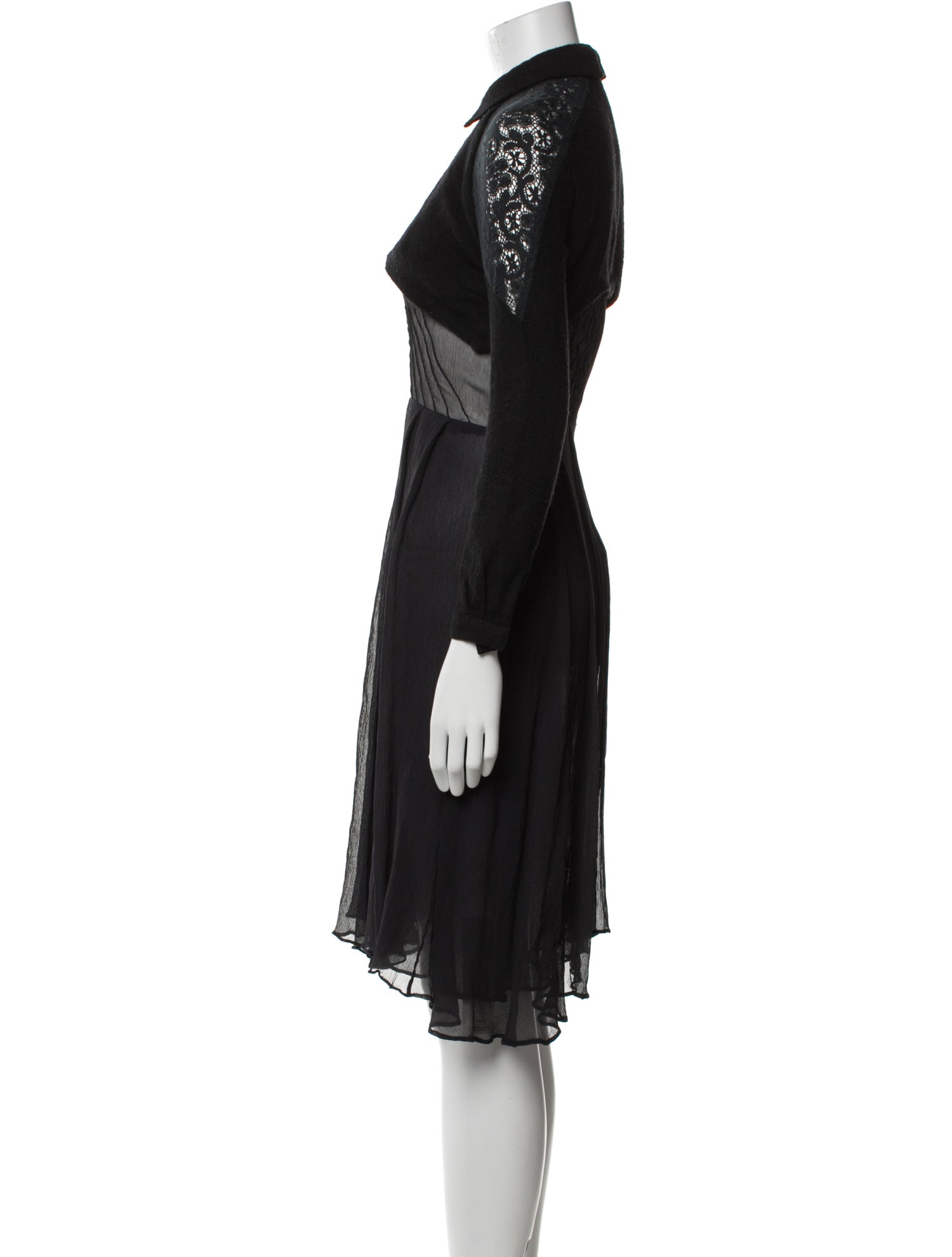 Rodarte Silk Knee-Length Dress